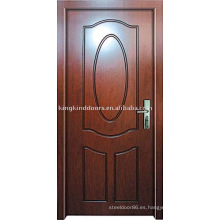 Diseño simple puerta de madera sólida JKD-111 con precio competitivo y caliente venta